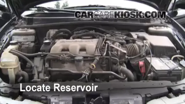 2000 Oldsmobile Alero GL 3.4L V6 Sedan (4 Door) Liquide essuie-glace Ajouter du liquide